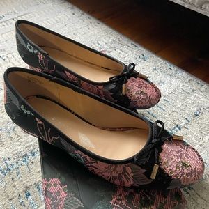 Kelly & Katie Floral Flats.  NWB.  Size 6 1/2